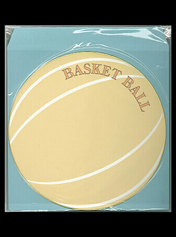 丸型色紙　バスケットボール封筒付