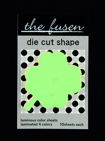 付箋紙ダイカット　蛍光くるま　1P